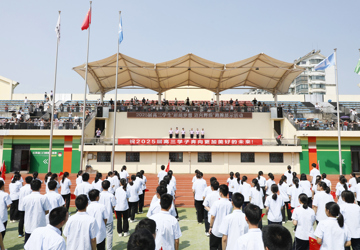 凌云，飞扬！海安中学举行2025届高三学生跑操展示活动